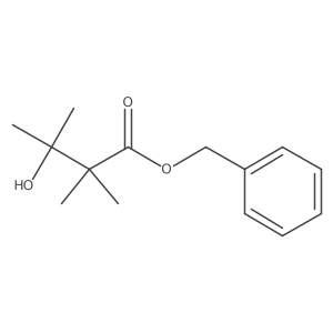 Benzyl 3-hydroxy-2,2,3-trimethylbutanoate结构式