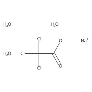 Sodium trichloroacetate trihydrate Structure
