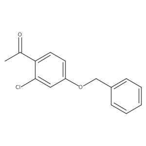 1-[4-(Benzyloxy)-2-chlorophenyl]ethanone Structure