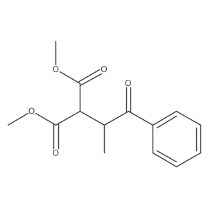 Dimethyl 2-(1-oxo-1-phenylpropan-2-yl)malonate结构式