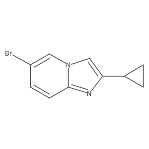 6-Bromo-2-cyclopropylimidazo[1,2-a]pyridine Structure
