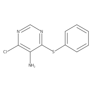 4-Chloro-6-phenylsulfanylpyrimidin-5-amine结构式