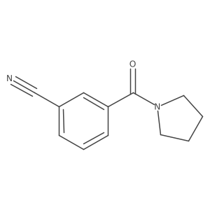 3-(Pyrrolidinocarbonyl)benzonitrile Structure