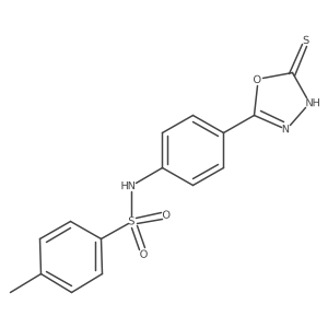 N-(4-(5-Mercapto-1,3,4-oxadiazol-2-yl)phenyl)-4-methylbenzenesulfonamide Structure