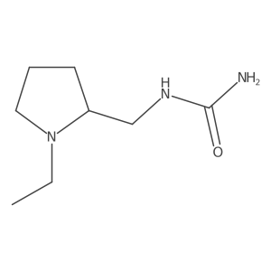 N-[(1-ethylpyrrolidin-2-yl)methyl]urea Structure