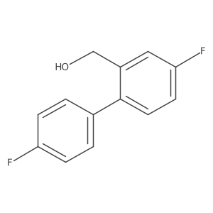 (4',4-Difluorobiphenyl-2-yl)methanol结构式