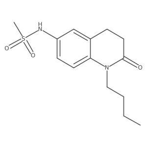 N-(1-butyl-2-oxo-1,2,3,4-tetrahydroquinolin-6-yl)methanesulfonamide Structure