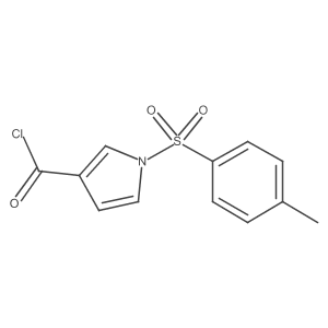 1-(4-Methylphenylsulfonyl)-1H-pyrrole-3-carbonyl chloride结构式