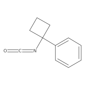 (1-Isocyanatocyclobutyl)benzene Structure