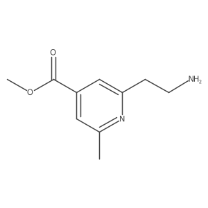 Methyl 2-(2-aminoethyl)-6-methylisonicotinate Structure