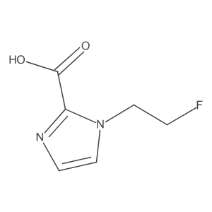 1-(2-Fluoroethyl)-1H-imidazole-2-carboxylic acid Structure