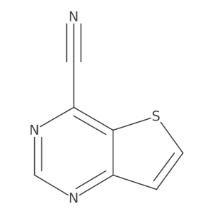 Thieno[3,2-d]pyrimidine-4-carbonitrile Structure