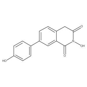 2-hydroxy-7-(4-hydroxyphenyl)-4H-isoquinoline-1,3-dione结构式