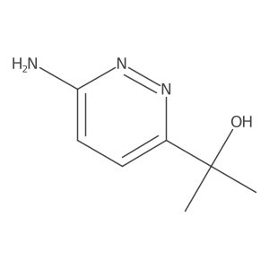 2-(6-Aminopyridazin-3-yl)propan-2-ol Structure