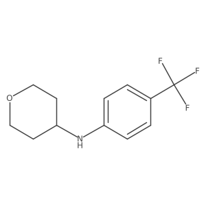 N-(4-(Trifluoromethyl)phenyl)tetrahydro-2H-pyran-4-amine结构式