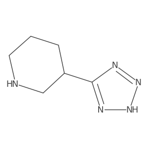 (R)-3-(2H-tetrazol-5-yl)-piperidine结构式