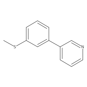 3-(3-(Methylthio)phenyl)pyridine结构式