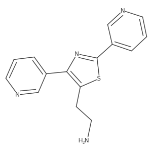 2,4-Di-3-pyridinyl-5-thiazoleethanamine Structure