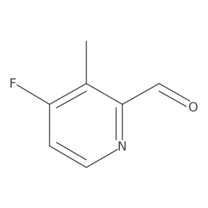 4-Fluoro-3-methylpicolinaldehyde Structure