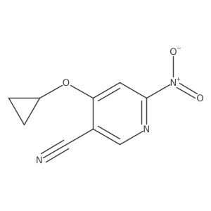 4-Cyclopropoxy-6-nitronicotinonitrile Structure