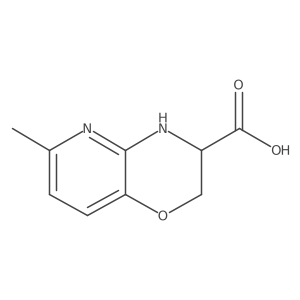 6-Methyl-3,4-dihydro-2H-pyrido[3,2-B][1,4]oxazine-3-carboxylic acid Structure