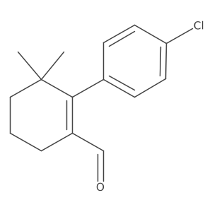 2-(4-Chlorophenyl)-3,3-dimethylcyclohexene-1-carbaldehyde结构式