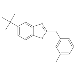 5-Tert-butyl-2-[(3-methylphenyl)methyl]-1,3-benzoxazole Structure