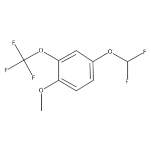 4-(Difluoromethoxy)-1-methoxy-2-(trifluoromethoxy)benzene Structure
