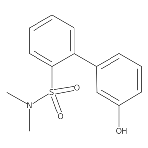 3-(2-N,N-Dimethylsulfamoylphenyl)phenol结构式