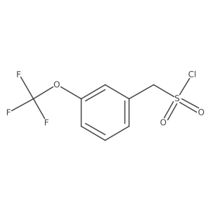 3-(Trifluoromethoxy)phenylmethanesulfonyl chloride Structure