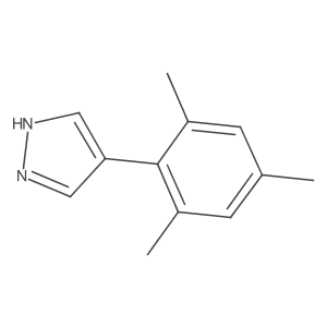 4-(2,4,6-Trimethylphenyl)-1H-pyrazole Structure