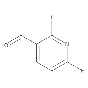 6-Fluoro-2-iodonicotinaldehyde Structure
