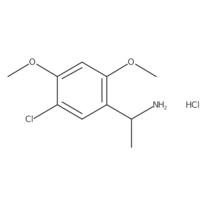 (1S)-1-(5-chloro-2,4-dimethoxyphenyl)ethan-1-amine hydrochloride Structure