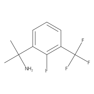 2-[2-Fluoro-3-(trifluoromethyl)phenyl]propan-2-amine Structure