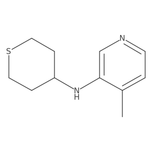 4-methyl-N-(thian-4-yl)pyridin-3-amine Structure