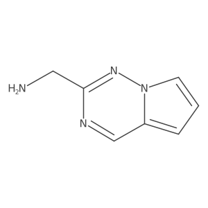 1-{Pyrrolo[2,1-F][1,2,4]triazin-2-YL}methanamine结构式