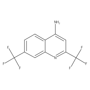 2,7-Bis(trifluoromethyl)-4-quinolinamine Structure