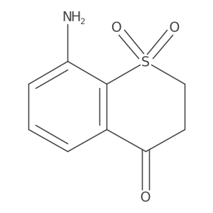 8-Aminothiochroman-4-one 1,1-dioxide Structure