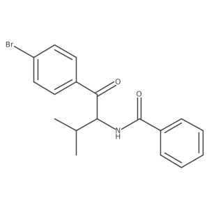 N-[1-(4-Bromobenzoyl)-2-methylpropyl]benzamide结构式