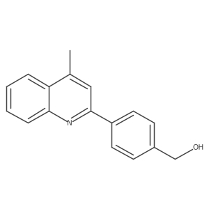 4-(4-Methyl-2-quinolinyl)benzenemethanol结构式