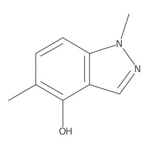 1,5-Dimethyl-1H-indazol-4-ol结构式