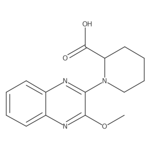 1-(3-Methoxyquinoxalin-2-yl)piperidine-2-carboxylic acid结构式