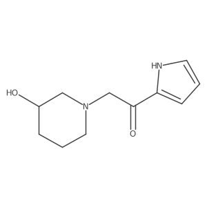 2-[(3S)-3-hydroxy-1-piperidyl]-1-(1H-pyrrol-2-yl)ethanone Structure