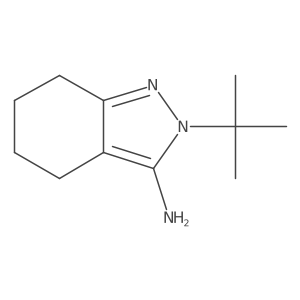 2-tert-butyl-4,5,6,7-tetrahydro-2H-indazol-3-amine Structure