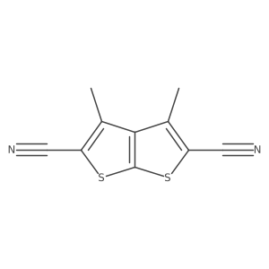 3,4-Dimethylthieno[2,3-b]thiophene-2,5-dicarbonitrile Structure