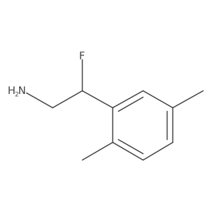 2-(2,5-Dimethylphenyl)-2-fluoroethan-1-amine结构式