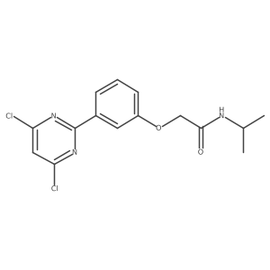 2-(3-(4,6-dichloropyrimidin-2-yl)phenoxy)-N-isopropylacetamide Structure