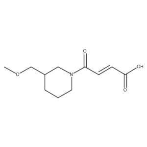 (E)-4-(3-(methoxymethyl)piperidin-1-yl)-4-oxobut-2-enoic acid Structure