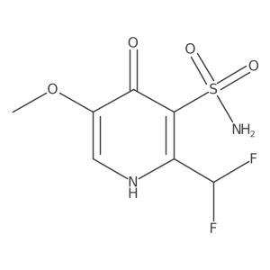 2-(Difluoromethyl)-4-hydroxy-5-methoxypyridine-3-sulfonamide结构式
