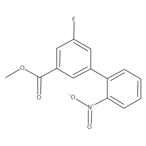 Methyl 3-fluoro-5-(2-nitrophenyl)benzoate结构式